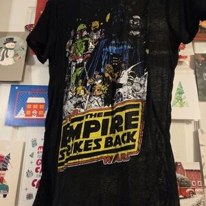 Star Wars Black Empire Strikes Back Tee
